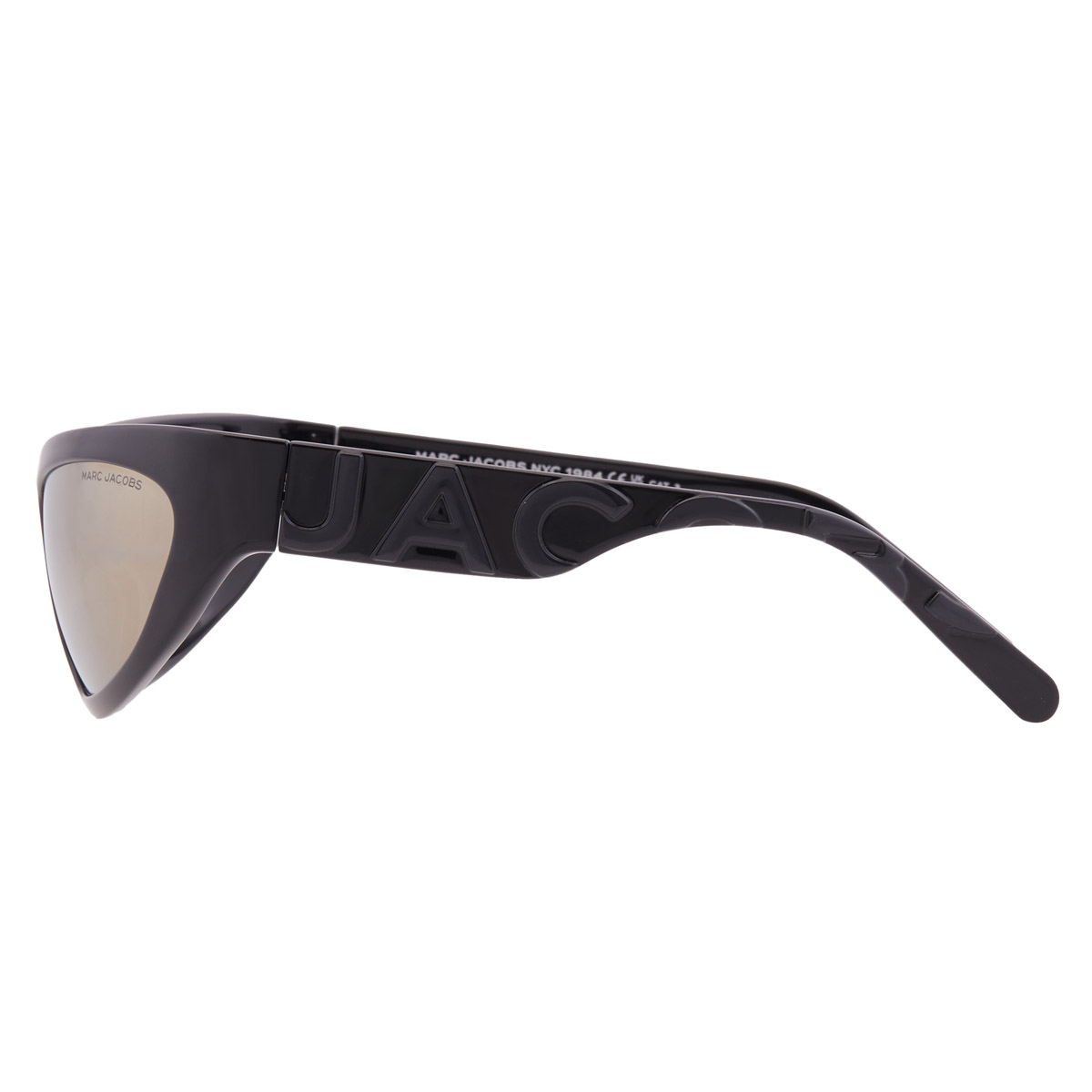 marc jacobs bronze mirror wrap ladies sunglasses marc 738/s 008a/jo 61 marc jacobs bronze mirror wrap ladies sunglasses marc 738/s 008a/jo 61