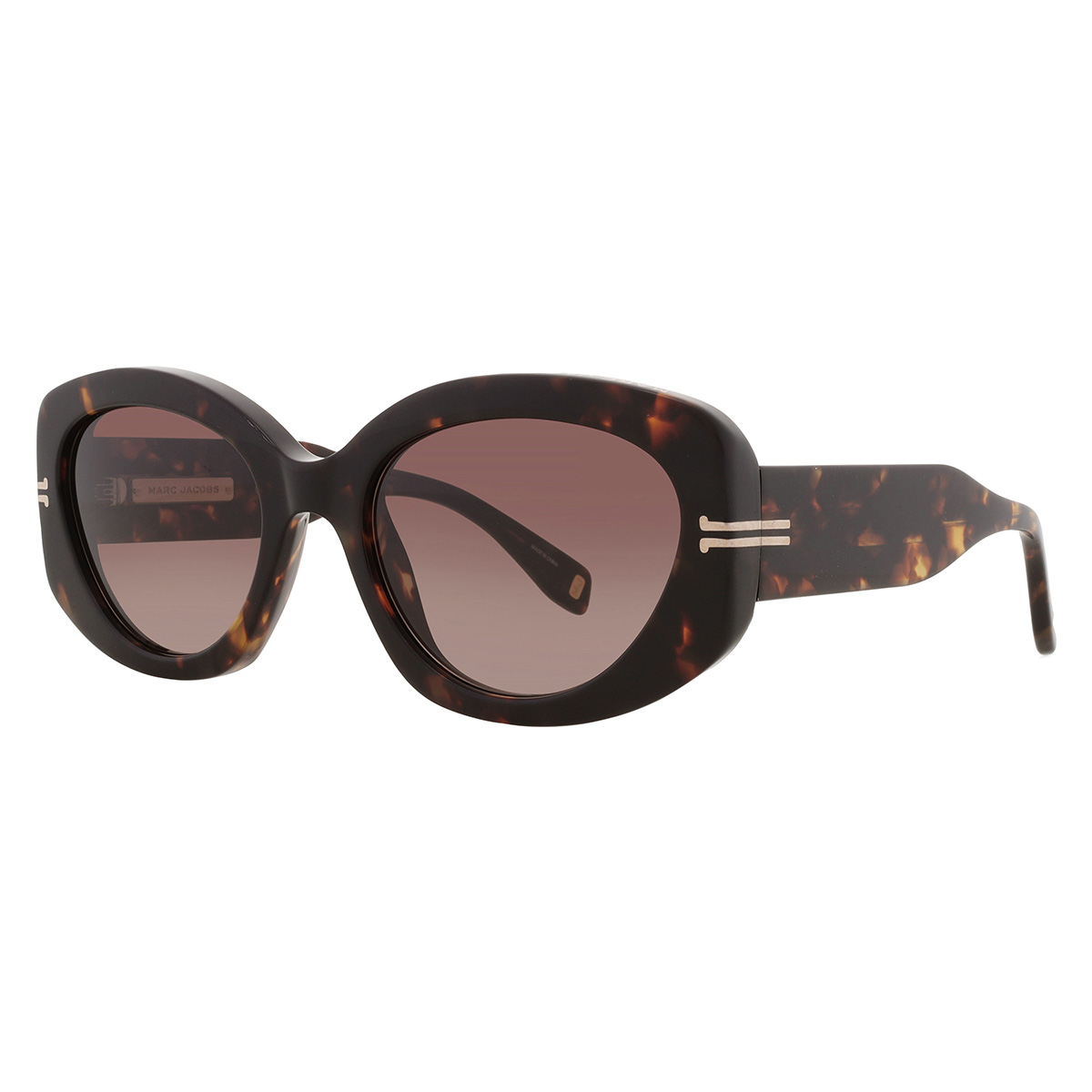 marc jacobs brown gradient oval ladies sunglasses mj 1099/s 0086/ha 56 marc jacobs brown gradient oval ladies sunglasses mj 1099/s 0086/ha 56