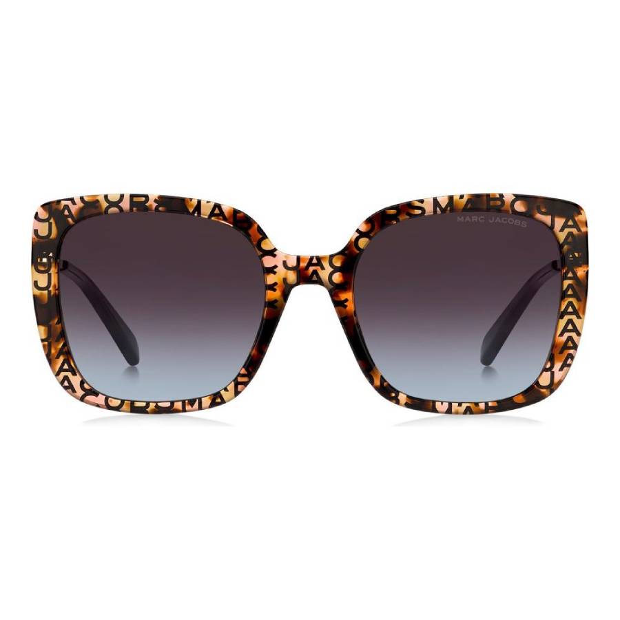 marc jacobs brown teal square ladies sunglasses marc 727/s h7p 55 marc jacobs brown teal square ladies sunglasses marc 727/s h7p 55