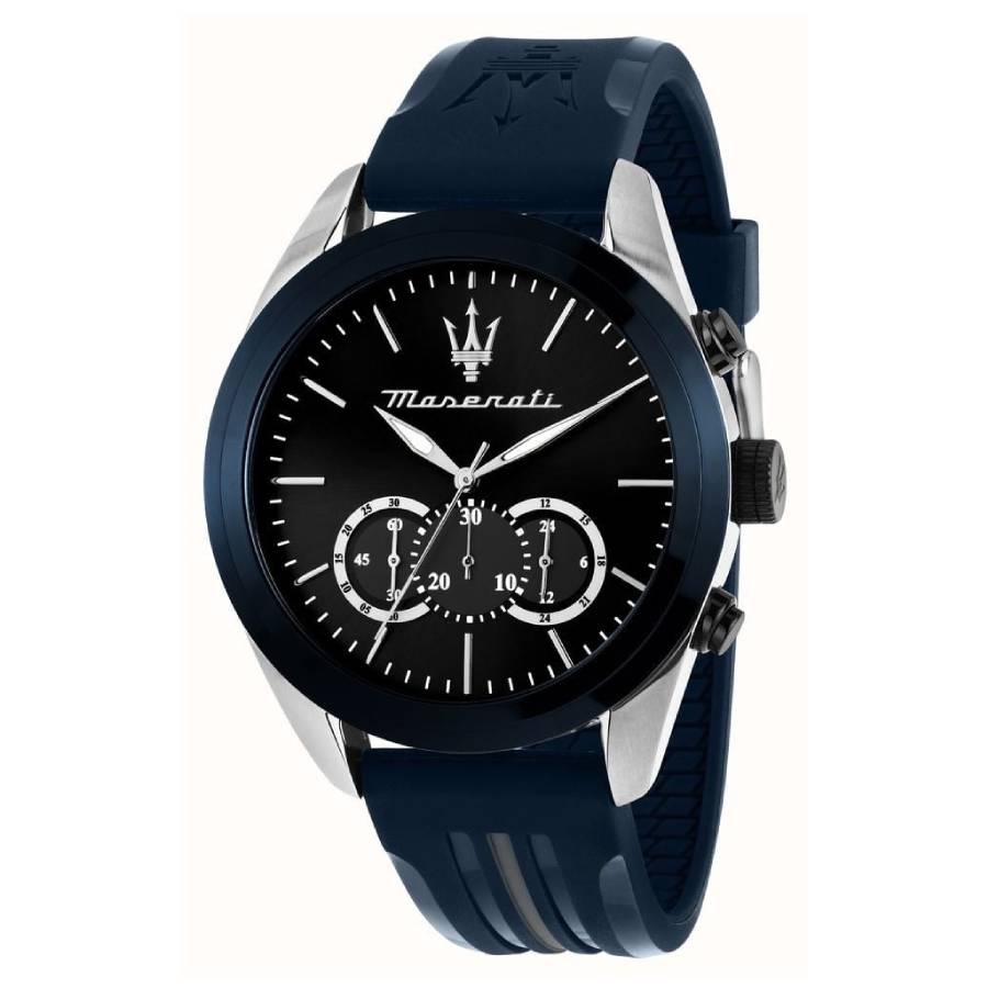 maserati traguardo chronograph quartz black dial men's watch r8871612046 maserati traguardo chronograph quartz black dial men's watch r8871612046