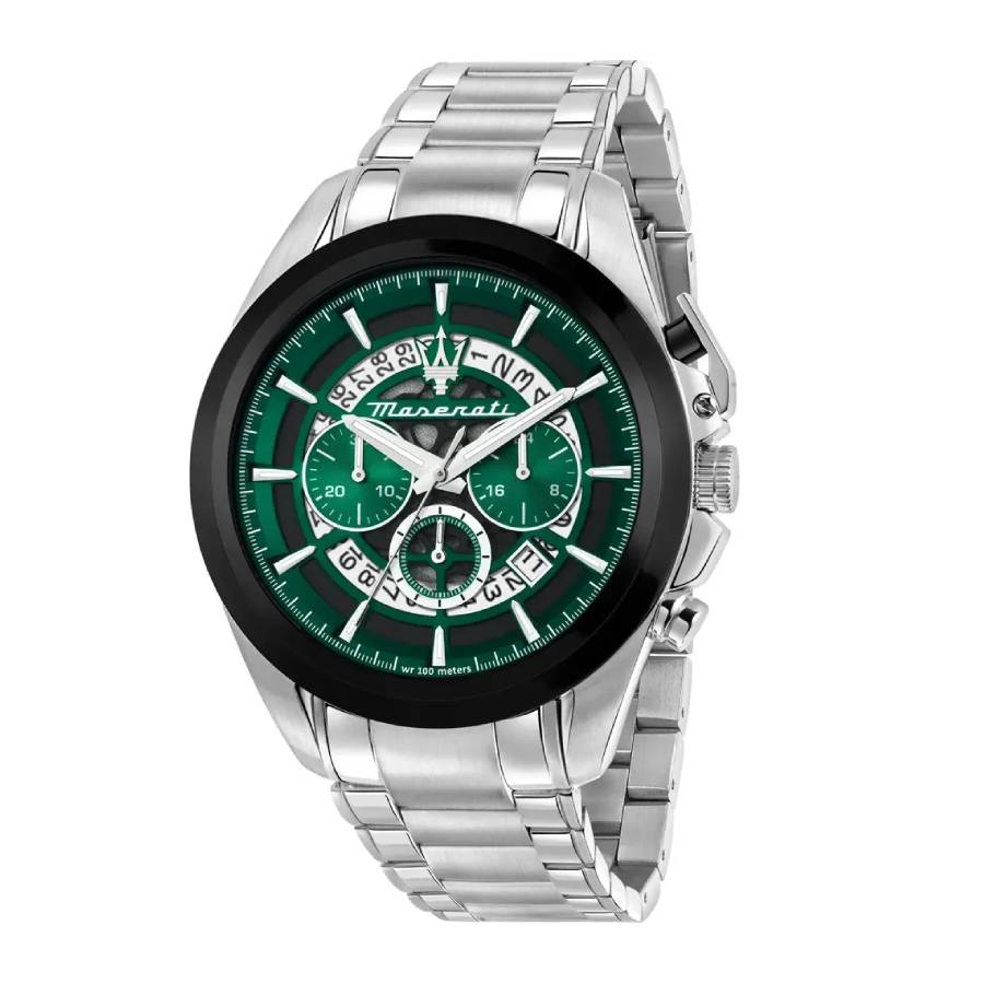 maserati traguardo chronograph quartz green dial men's watch r8873612060 maserati traguardo chronograph quartz green dial men's watch r8873612060