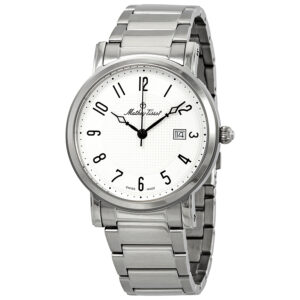 mathey tissot city metal white dial men's watch hb611251mag