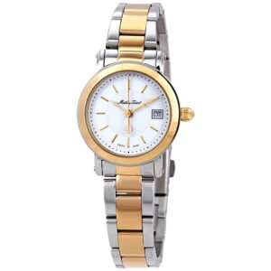 mathey tissot city white dial ladies watch d31186mbi