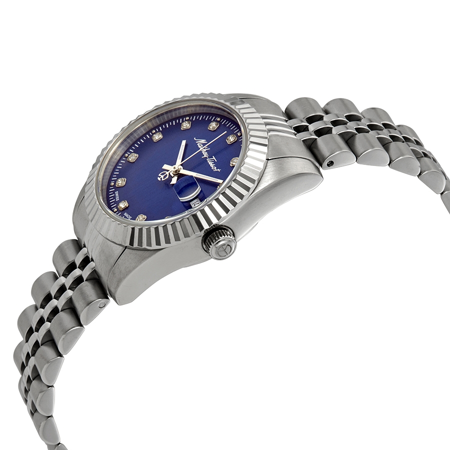 mathey tissot mathey iii quartz crystal blue dial ladies watch d810abu mathey tissot mathey iii quartz crystal blue dial ladies watch d810abu