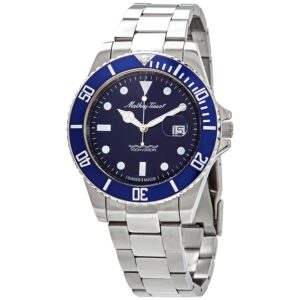 mathey tissot mathey vintage quartz blue dial men's watch h9010abu