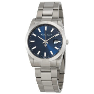 mathey tissot mathey i quartz blue dial men's watch h450abu