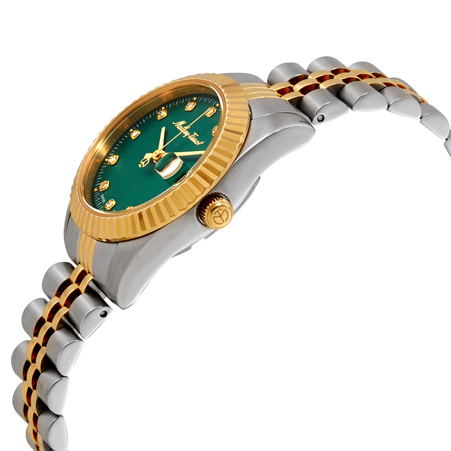 mathey tissot mathey iii quartz crystal green dial ladies watch d810bv mathey tissot mathey iii quartz crystal green dial ladies watch d810bv