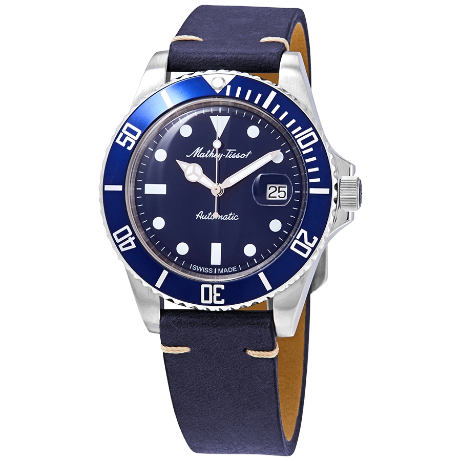 mathey tissot mathey vintage automatic blue dial men's watch h9010atlbu mathey tissot mathey vintage automatic blue dial men's watch h9010atlbu