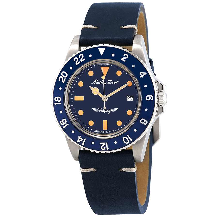 mathey tissot mathey vintage quartz blue dial men's watch h900albu mathey tissot mathey vintage quartz blue dial men's watch h900albu