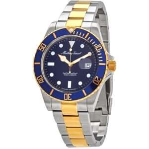 mathey tissot mathey vintage quartz blue dial men's watch h9010bbu