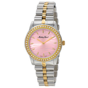 mathey tissot artemis quartz pink dial ladies watch d10860bqypk