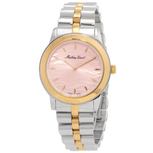 mathey tissot artemis quartz pink dial ladies watch d10860bypk