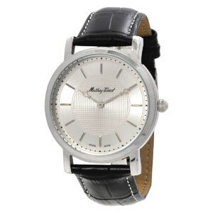 mathey tissot city quartz silver dial men's watch h611252as
