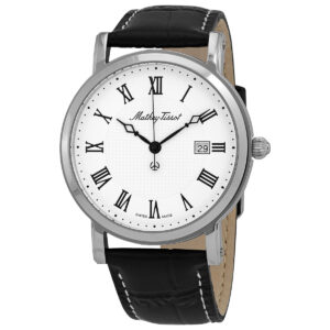 mathey tissot city white dial men's watch hb611251abr