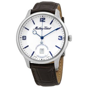 mathey tissot edmond automatic white dial men's watch ac1886ai