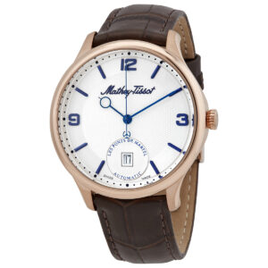 mathey tissot edmond automatic white dial men's watch ac1886pi