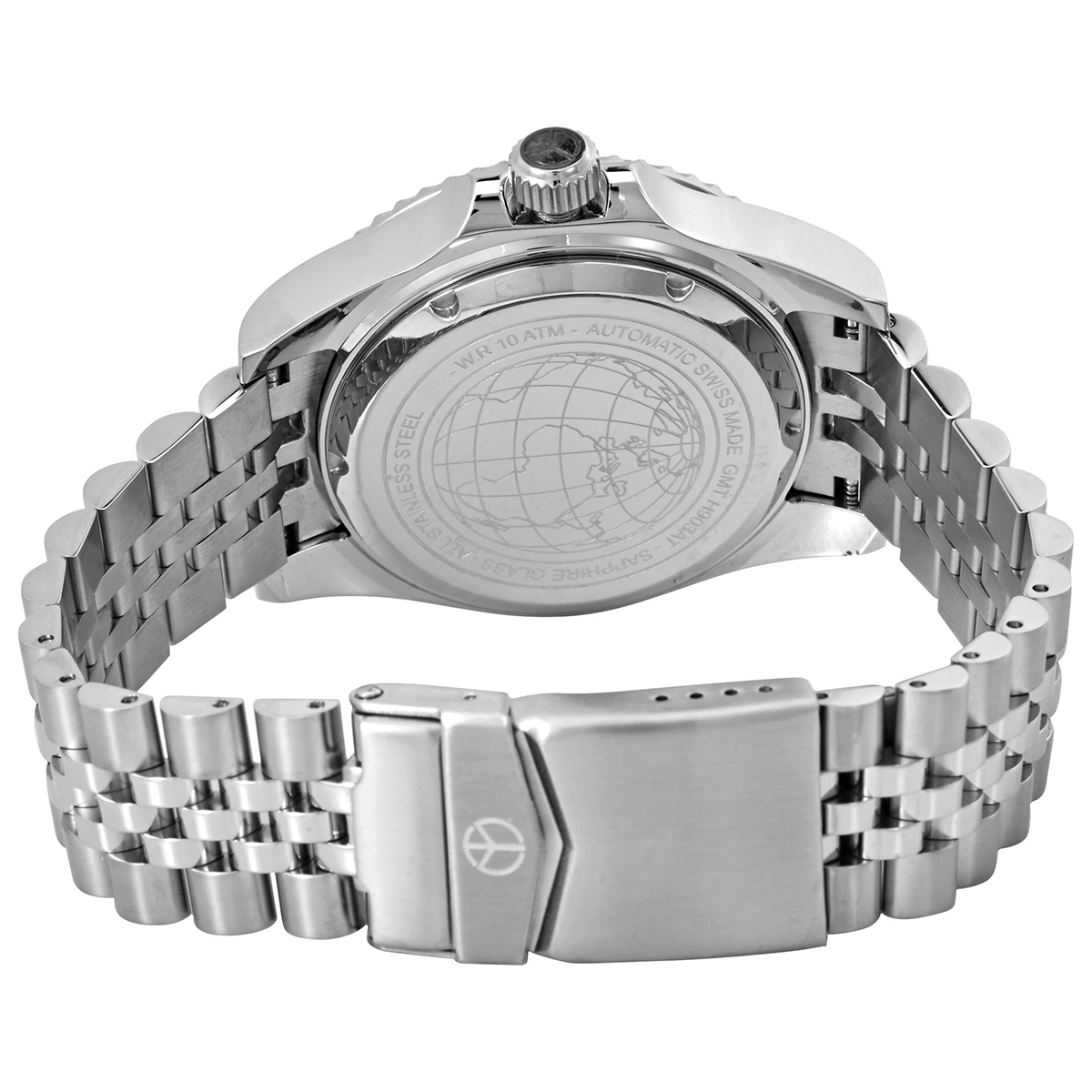 mathey tissot gmt automatic black dial pepsi bezel men's watch h903atar mathey tissot gmt automatic black dial pepsi bezel men's watch h903atar
