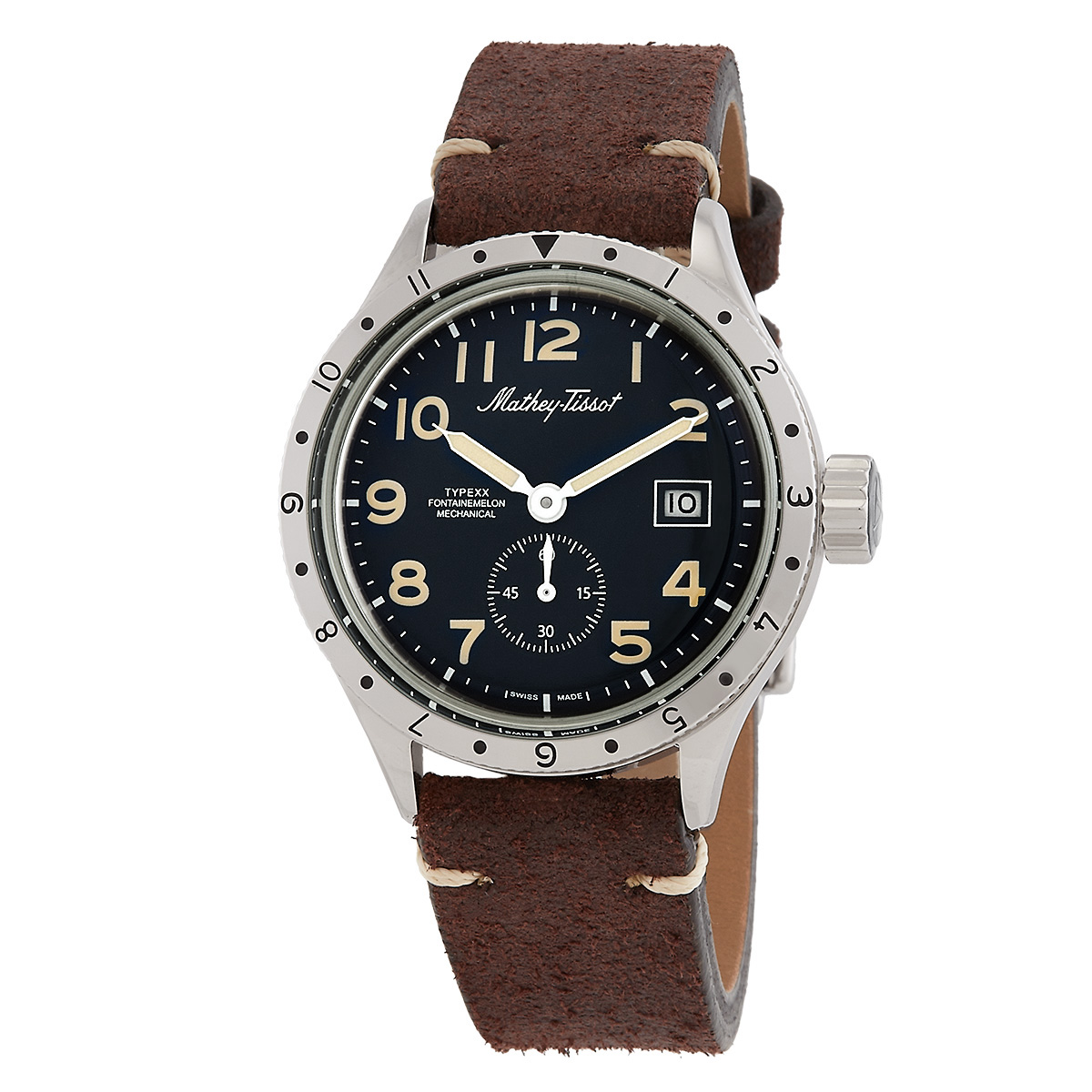 mathey tissot homage type xx black dial men's watch typexxme mathey tissot homage type xx black dial men's watch typexxme