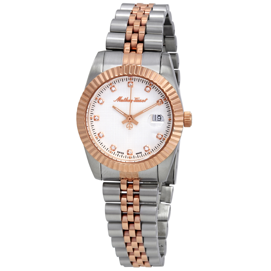 mathey tissot mathey iii quartz crystal white dial ladies watch d810ra mathey tissot mathey iii quartz crystal white dial ladies watch d810ra
