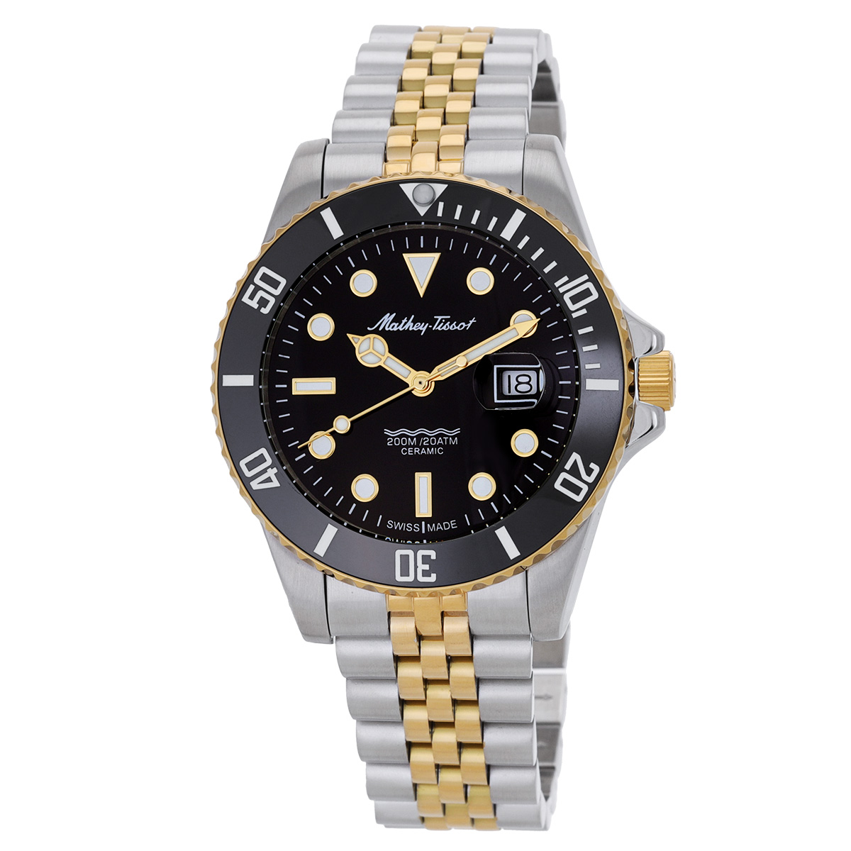 mathey tissot mathy ceramic quartz black dial men's watch h901crbn mathey tissot mathy ceramic quartz black dial men's watch h901crbn