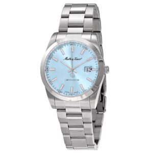 mathey tissot mathy i le quartz blue dial men's watch h451bu