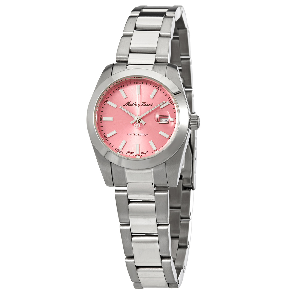 mathey tissot mathy i le quartz pink dial ladies watch d451pk mathey tissot mathy i le quartz pink dial ladies watch d451pk
