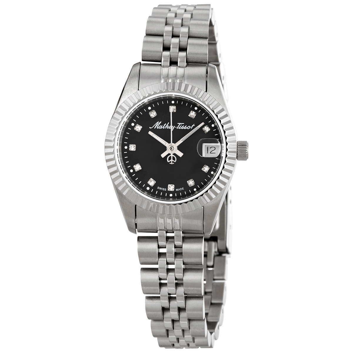 mathey tissot mathy ii quartz black dial ladies watch d710an mathey tissot mathy ii quartz black dial ladies watch d710an