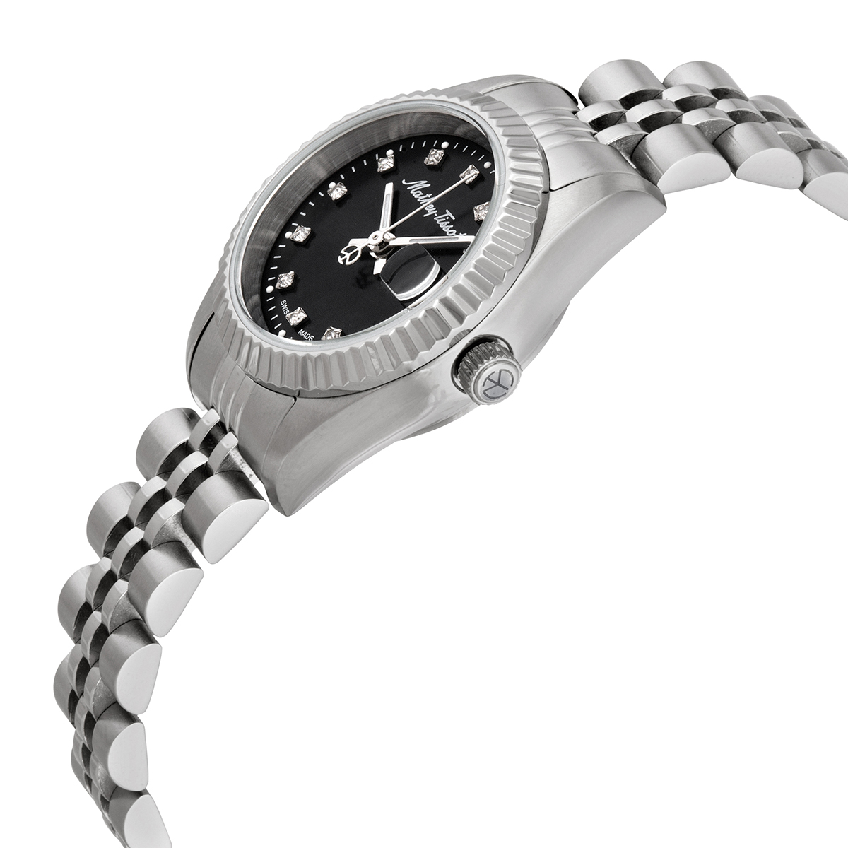 mathey tissot mathy ii quartz black dial ladies watch d710an mathey tissot mathy ii quartz black dial ladies watch d710an