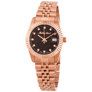 mathey tissot mathy iii quartz black dial ladies watch d810prm