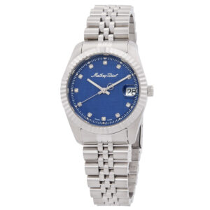 mathey tissot mathy iii quartz blue dial ladies watch d807abu