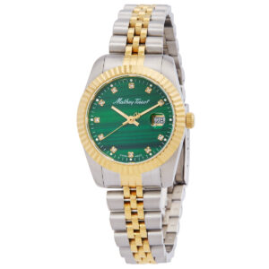 mathey tissot mathy iii quartz green dial ladies watch d810bsv
