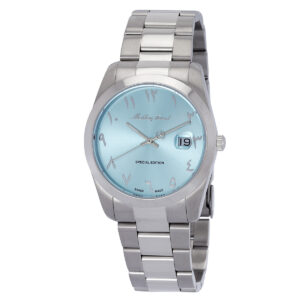 mathey tissot mathy orient quartz blue arabic dial men's watch h450apsk