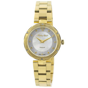 mathey tissot molly quartz diamond ladies watch d1087pqyi