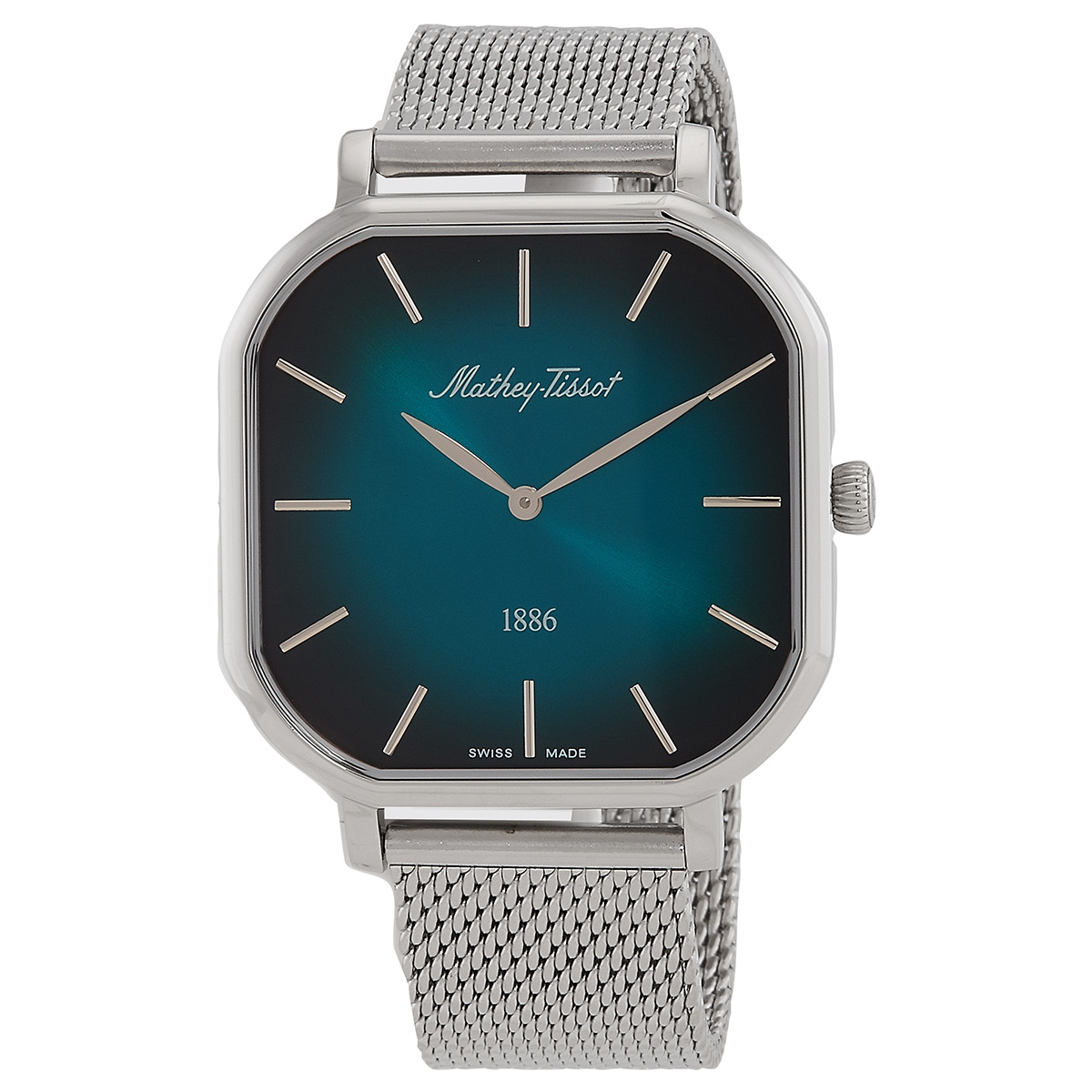 mathey tissot monsoon square quartz green dial men's watch h7917av mathey tissot monsoon square quartz green dial men's watch h7917av