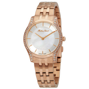 mathey tissot tacy quartz white dial ladies watch d949rqi