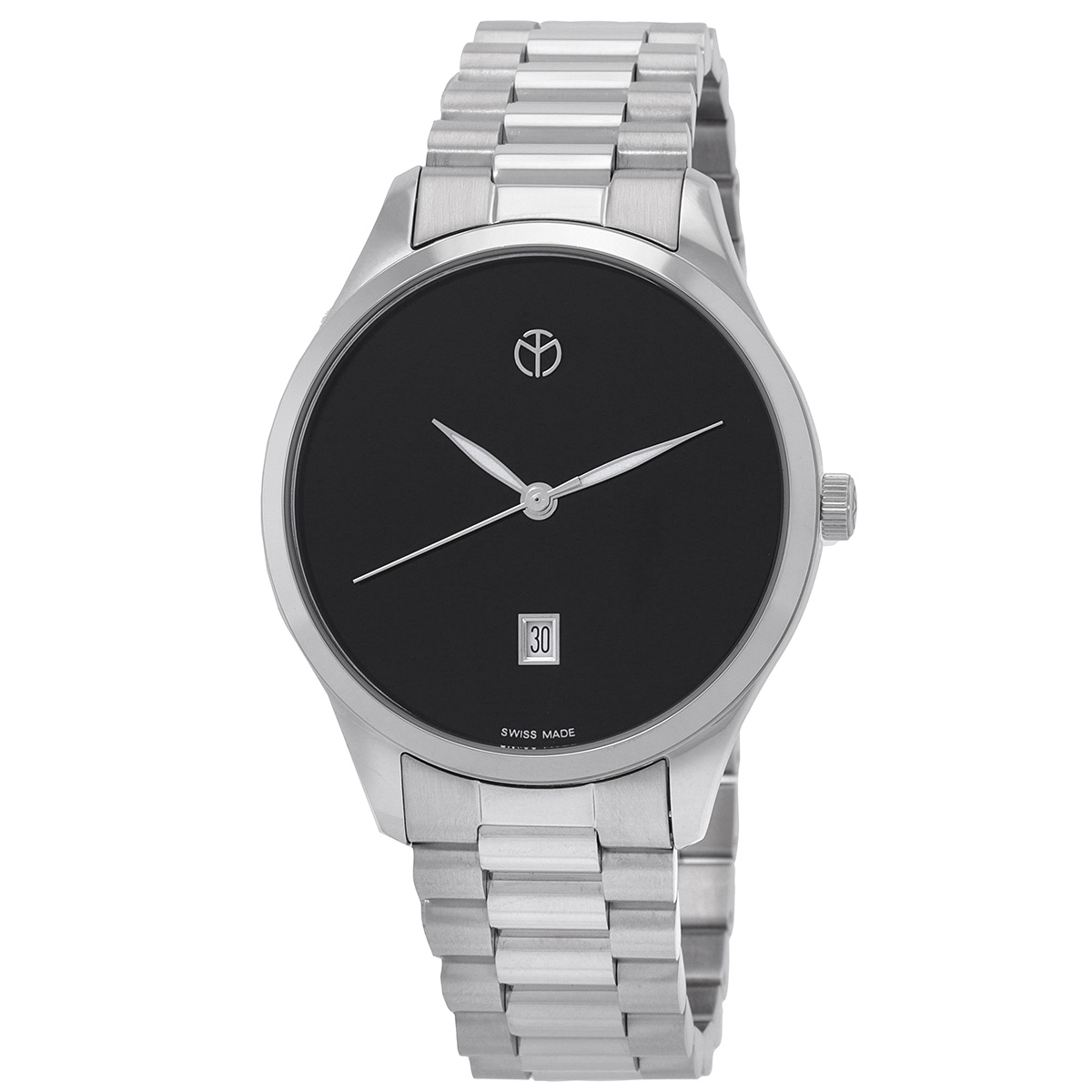 mathey tissot urban quartz black dial men's watch h411mnm mathey tissot urban quartz black dial men's watch h411mnm