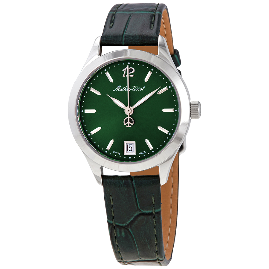 mathey tissot urban quartz green dial ladies watch d411av mathey tissot urban quartz green dial ladies watch d411av