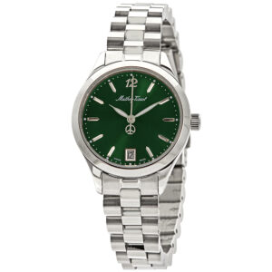 mathey tissot urban quartz green dial ladies watch d411mav