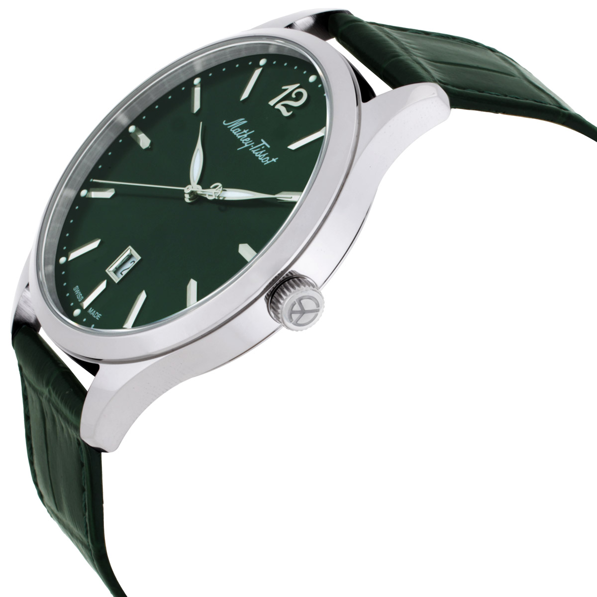 mathey tissot urban quartz green dial men's watch h411av mathey tissot urban quartz green dial men's watch h411av