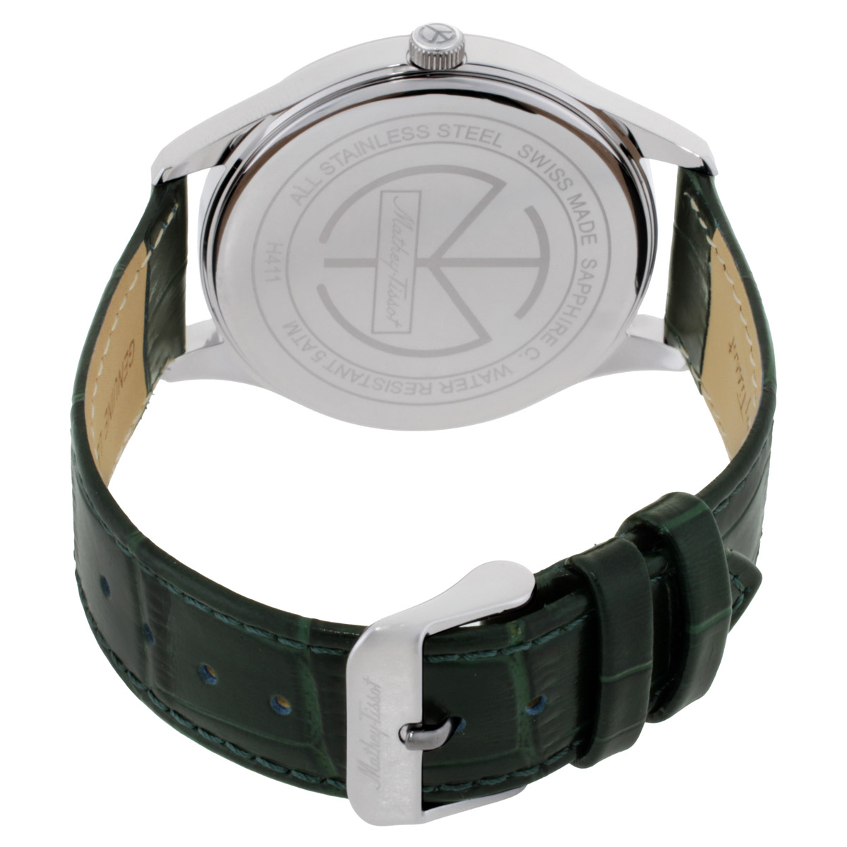 mathey tissot urban quartz green dial men's watch h411av mathey tissot urban quartz green dial men's watch h411av