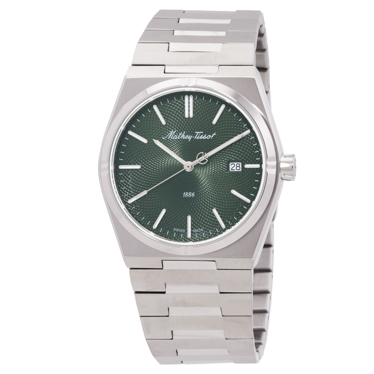mathey tissot zeus green dial men's watch h118av mathey tissot zeus green dial men's watch h118av