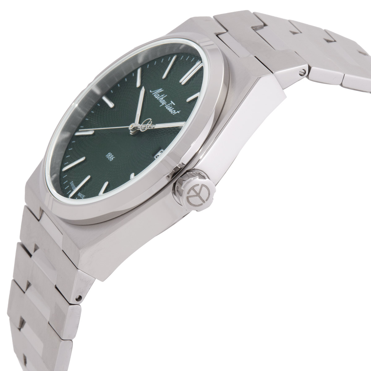 mathey tissot zeus green dial men's watch h118av mathey tissot zeus green dial men's watch h118av