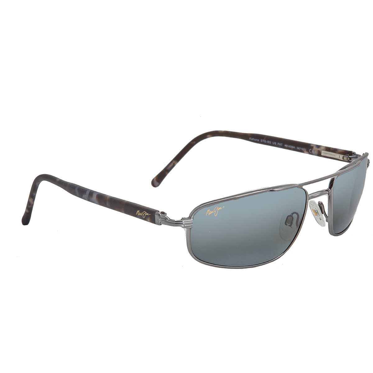 maui jim kahuna polarized grey black pilot men's sunglasses 162 02 59 maui jim kahuna polarized grey black pilot men's sunglasses 162 02 59