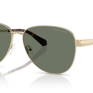 michael kors biarritz green pilot ladies sunglasses mk1160 10143h 61