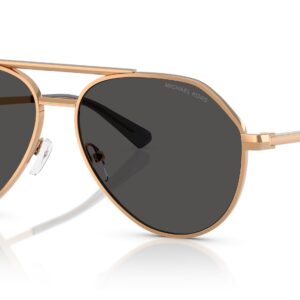 michael kors brentwood grey pilot men's sunglasses mk1168 189987 58