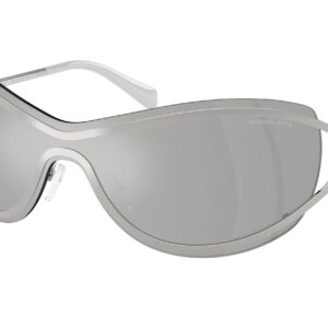 michael kors la praia silver mirror shield ladies sunglasses mk1166 19038v 138