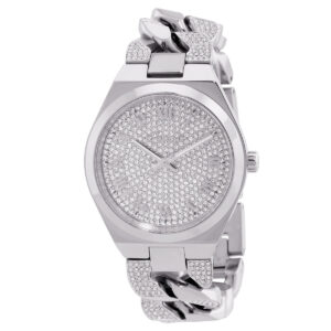michael kors lennox quartz silver dial ladies watch mk7488