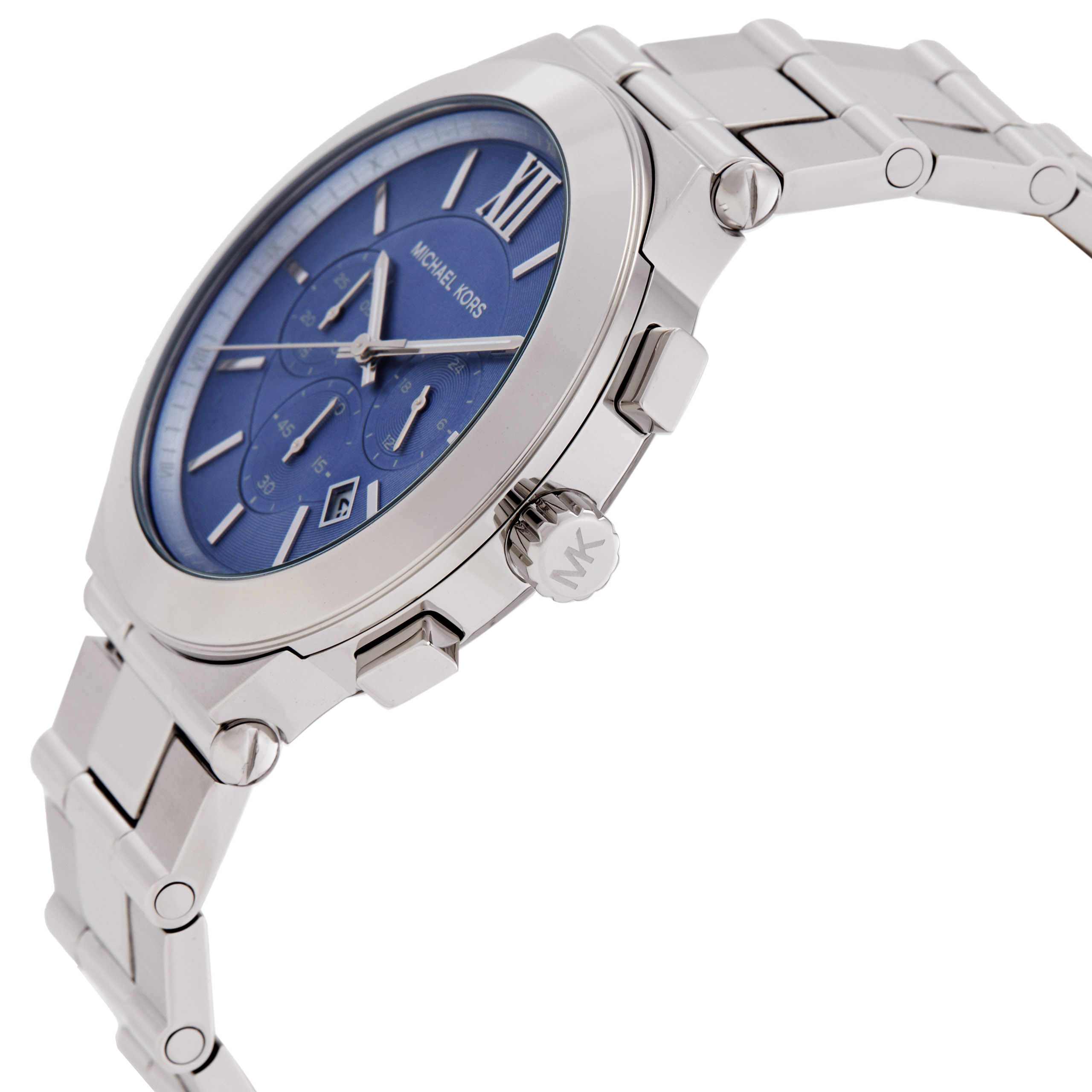 michael kors oversized billie chronograph quartz blue dial men's watch mk9222 michael kors oversized billie chronograph quartz blue dial men's watch mk9222