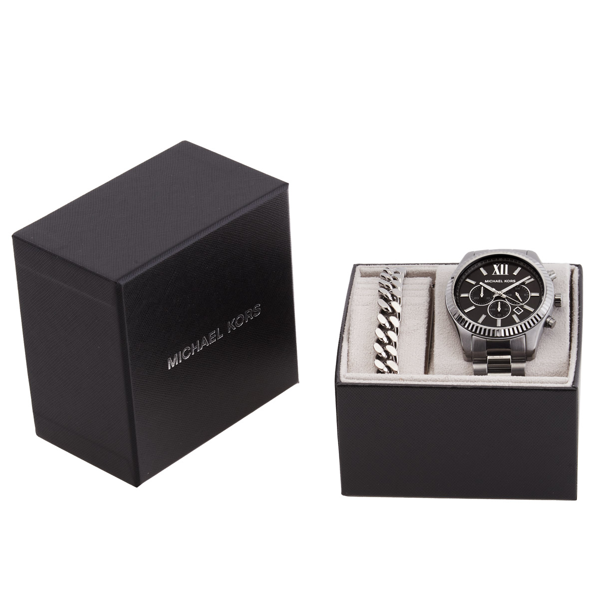 michael kors oversized lexington chronograph men's watch and bracelet set mk9217set michael kors oversized lexington chronograph men's watch and bracelet set mk9217set