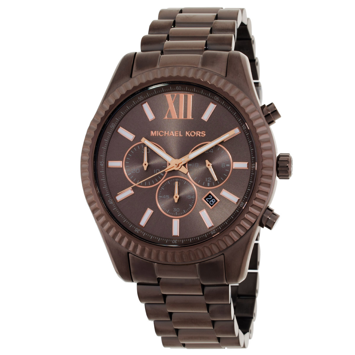 michael kors oversized lexington chronograph quartz brown dial men's watch mk9224 michael kors oversized lexington chronograph quartz brown dial men's watch mk9224